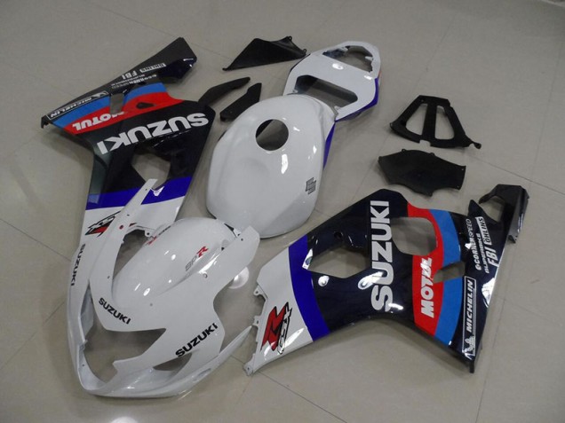 Carene Suzuki GSXR 750 K4 2004-2005 - Bianco Blu Motul Carene Suzuki GSXR 750 K4 2004-2005 - Bianco Blu Motul