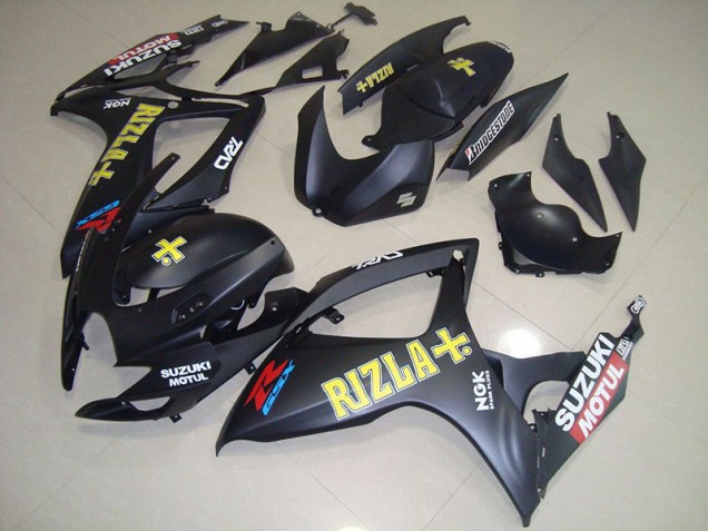 Carene Suzuki GSXR 750 K6 2006-2007 - Nero Giallo Rizla Carene Suzuki GSXR 750 K6 2006-2007 - Nero Giallo Rizla