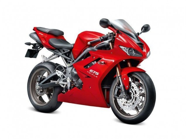 Carene Triumph Daytona 675 Triple 2009-2012 - Rosso Carene Triumph Daytona 675 Triple 2009-2012 - Rosso