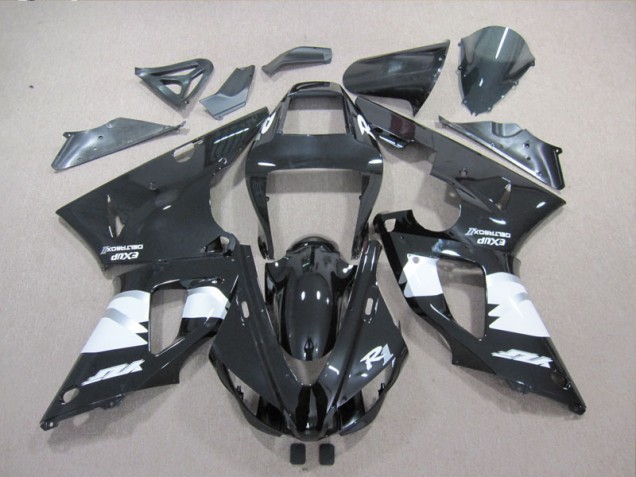 Carene Yamaha R1 1998-1999 - Nero Bianco Decal Carene Yamaha R1 1998-1999 - Nero Bianco Decal