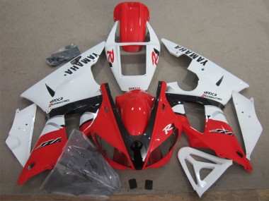Carene Yamaha R1 1998-1999 - Rosso Bianco Nero Decal