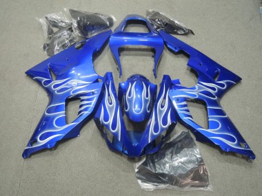 Carene Yamaha R1 2000-2001 - Blu Bianco Fiamma