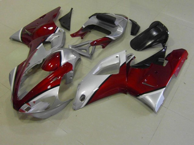 Carene Yamaha R1 2000-2001 - Rosso & Argento