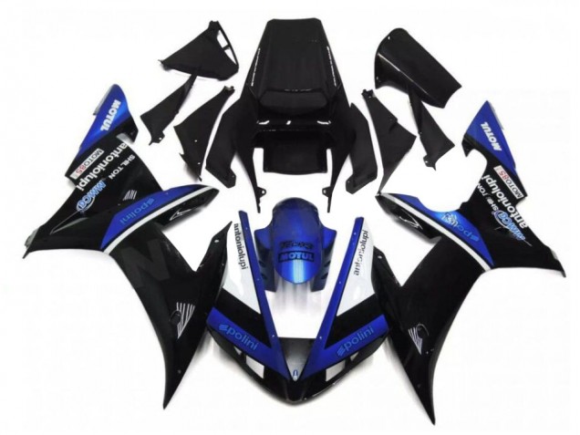 Carene Yamaha R1 2002-2003 - Nero Blu
