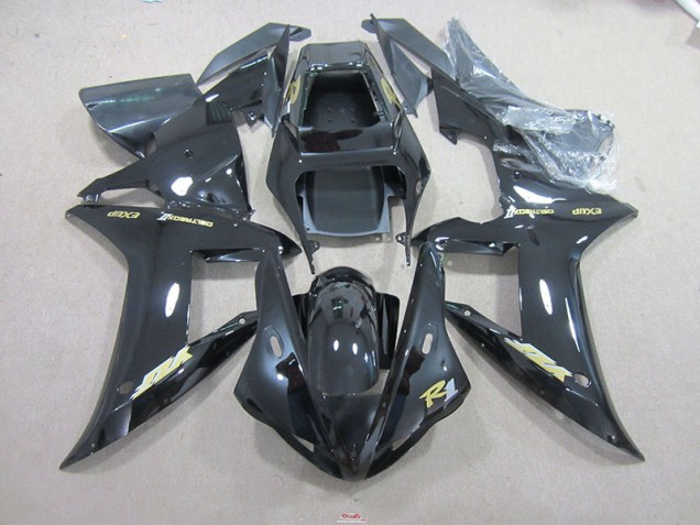 Carene Yamaha R1 2002-2003 - Nero Oro Decal