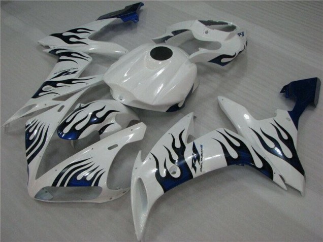 Carene Yamaha R1 2004-2006 - Bianco Blu Fiamma Carene Yamaha R1 2004-2006 - Bianco Blu Fiamma