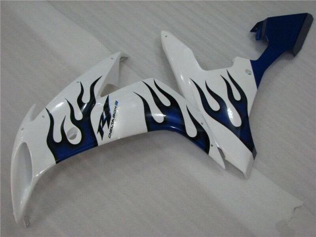 Carene Yamaha R1 2004-2006 - Bianco Blu Fiamma Carene Yamaha R1 2004-2006 - Bianco Blu Fiamma