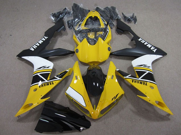 Carene Yamaha R1 2004-2006 - Giallo Bianco Nero