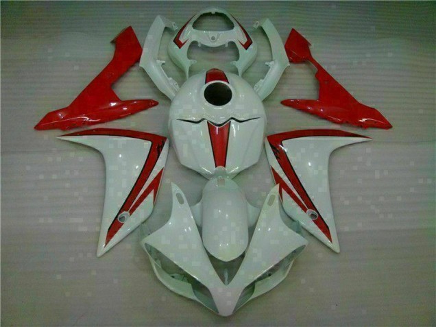 Carene Yamaha R1 2007-2008 - Bianco Rosso Carene Yamaha R1 2007-2008 - Bianco Rosso