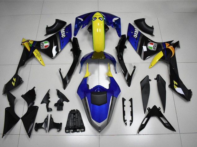 Carene Yamaha R1 2007-2008 - Blu Squalo