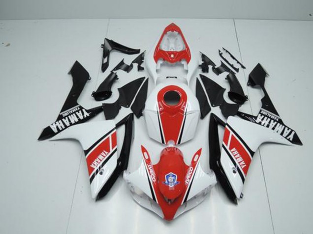 Carene Yamaha R1 2007-2008 - Fabbrica Rosso Bianco Carene Yamaha R1 2007-2008 - Fabbrica Rosso Bianco