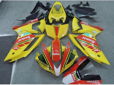 Carene Yamaha R1 2007-2008 - Giallo Rosso Swan