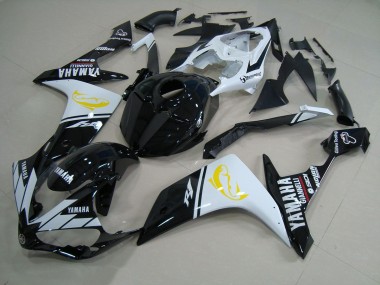 Carene Yamaha R1 2007-2008 - Nero Bianco Dolphin
