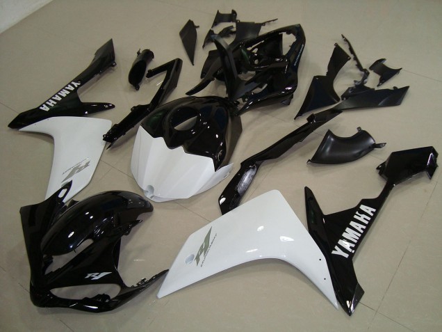 Carene Yamaha R1 2007-2008 - Nero Bianco Oro