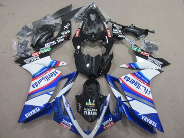 Carene Yamaha R1 2007-2008 - Nero Bianco Sterilgarda