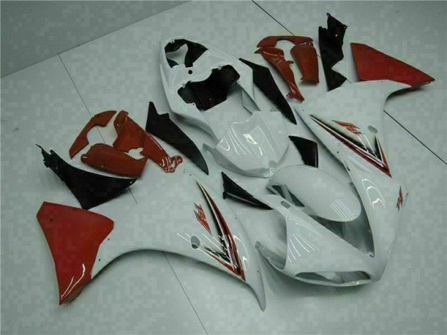 Carene Yamaha R1 2009-2011 - Bianco Rosso