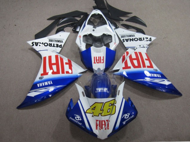 Carene Yamaha R1 2009-2011 - Blu Bianco Fiat 46 Carene Yamaha R1 2009-2011 - Blu Bianco Fiat 46