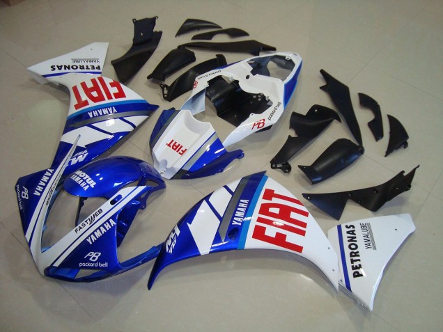 Carene Yamaha R1 2009-2011 - Blu Bianco Fiat Carene Yamaha R1 2009-2011 - Blu Bianco Fiat