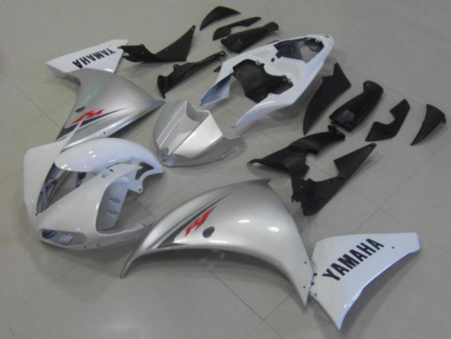 Carene Yamaha R1 2012-2014 - Bianco Argento Carene Yamaha R1 2012-2014 - Bianco Argento