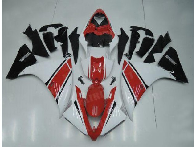 Carene Yamaha R1 2012-2014 - Bianco Rosso Nero Carene Yamaha R1 2012-2014 - Bianco Rosso Nero