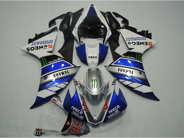 Carene Yamaha R1 2012-2014 - Blu Bianco IVECO Carene Yamaha R1 2012-2014 - Blu Bianco IVECO