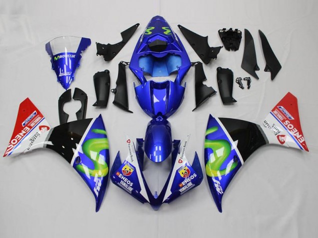 Carene Yamaha R1 2012-2014 - Blu Bianco Nero Rosso Carene Yamaha R1 2012-2014 - Blu Bianco Nero Rosso
