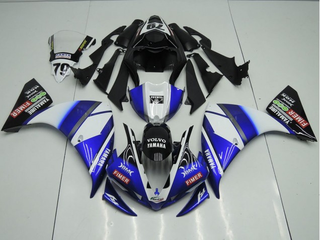 Carene Yamaha R1 2012-2014 - Blu Nero Sterilgarda Carene Yamaha R1 2012-2014 - Blu Nero Sterilgarda