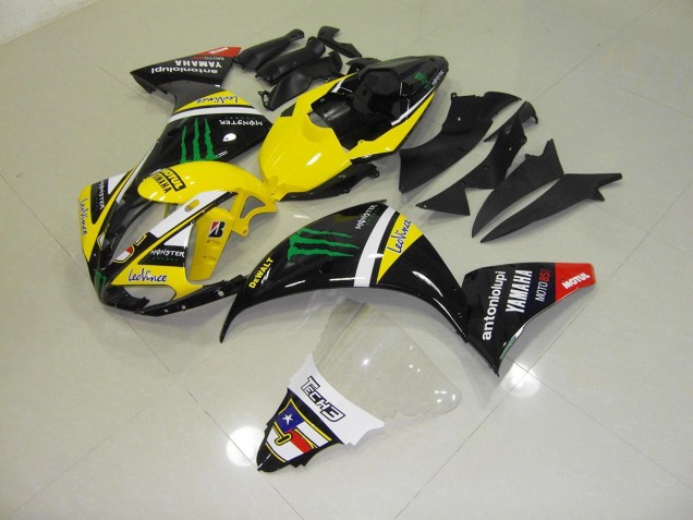 Carene Yamaha R1 2012-2014 - Giallo Monster Carene Yamaha R1 2012-2014 - Giallo Monster