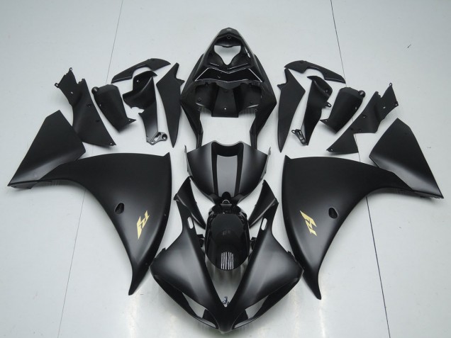 Carene Yamaha R1 2012-2014 - Nero Opaco Adesivo