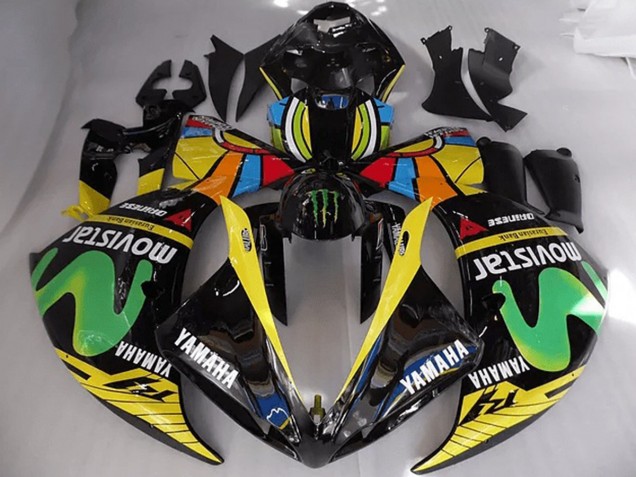 Carene Yamaha R1 2012-2014 - Rossi Movistar