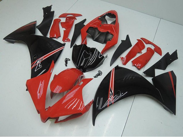 Carene Yamaha R1 2012-2014 - Rosso Nero Carene Yamaha R1 2012-2014 - Rosso Nero