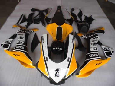 Carene Yamaha R1 2015-2019 - Giallo Bianco Nero