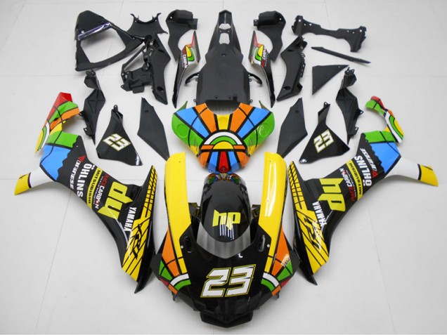 Carene Yamaha R1 2015-2019 - Giallo Nero 23 Carene Yamaha R1 2015-2019 - Giallo Nero 23