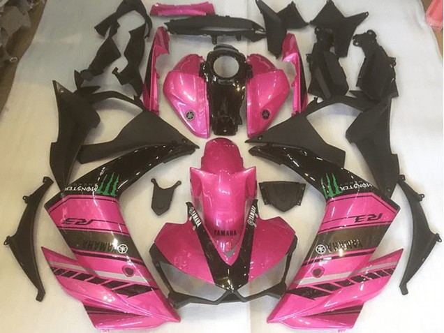Carene Yamaha R3 2015-2022 - Rosa & Nero Carene Yamaha R3 2015-2022 - Rosa & Nero