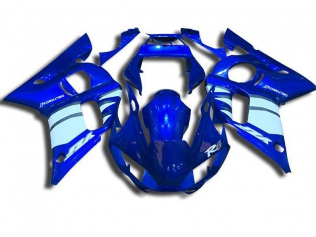 Carene Yamaha R6 1998-2002 - Blu & Bianco Carene Yamaha R6 1998-2002 - Blu & Bianco
