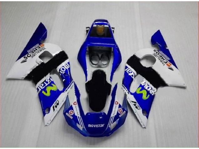 Carene Yamaha R6 1998-2002 - Blu Verde Bianco Carene Yamaha R6 1998-2002 - Blu Verde Bianco
