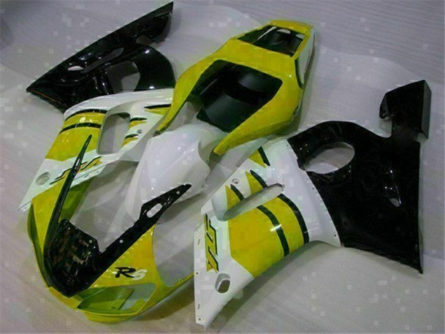 Carene Yamaha R6 1998-2002 - Giallo Bianco Carene Yamaha R6 1998-2002 - Giallo Bianco