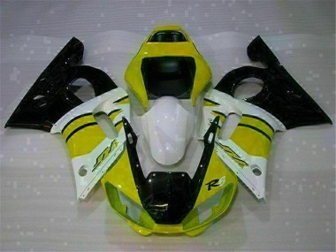 Carene Yamaha R6 1998-2002 - Giallo Bianco
