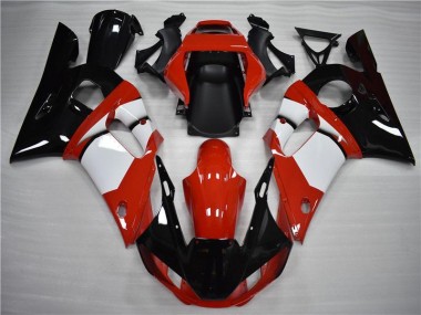 Carene Yamaha R6 1998-2002 - Nero Bianco