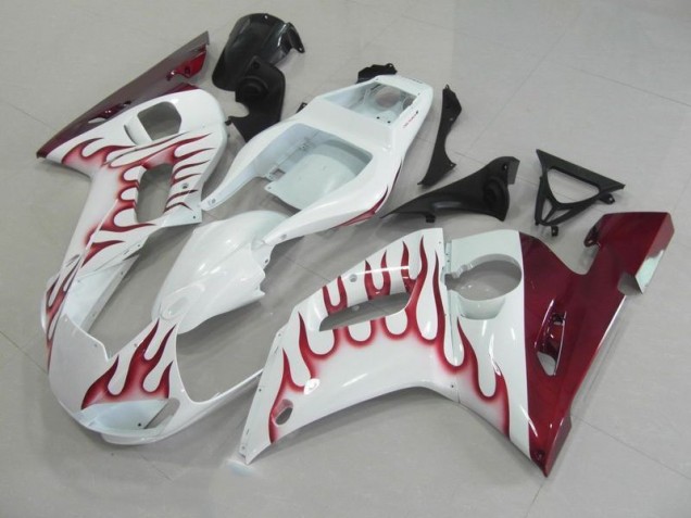 Carene Yamaha R6 1998-2002 - Rosso Fiamma Carene Yamaha R6 1998-2002 - Rosso Fiamma