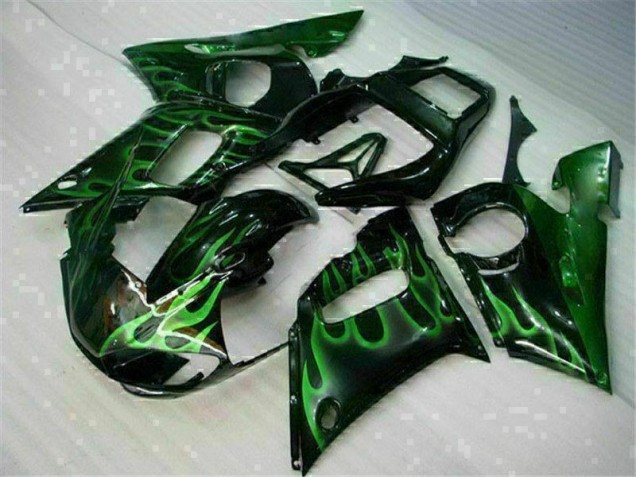 Carene Yamaha R6 1998-2002 - Verde Nero Carene Yamaha R6 1998-2002 - Verde Nero