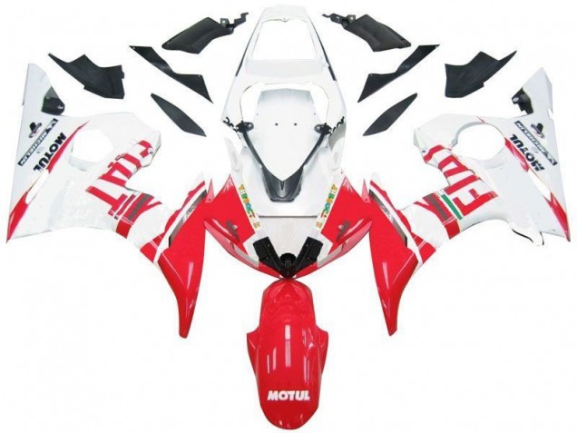 Carene Yamaha R6 2003-2005 - Bianco Rosso Fiat