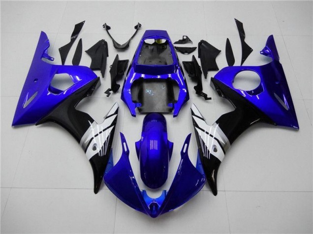 Carene Yamaha R6 2003-2005 - Blu Bianco Nero
