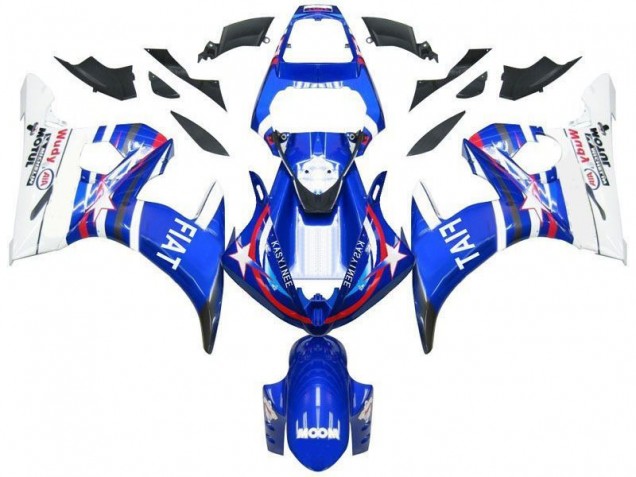Carene Yamaha R6 2003-2005 - Blu Stella Fiat