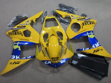 Carene Yamaha R6 2003-2005 - Giallo Motul