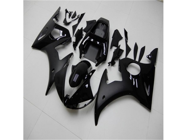 Carene Yamaha R6 2003-2005 - Lucido Nero Opaco