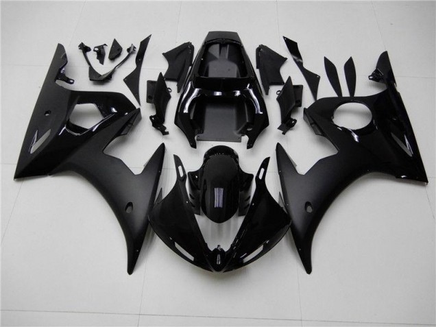 Carene Yamaha R6 2003-2005 - Lucido Nero Opaco