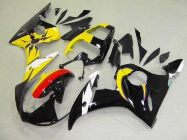 Carene Yamaha R6 2003-2005 - Moon Nero Giallo