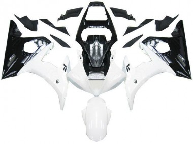 Carene Yamaha R6 2003-2005 - Nero Bianco