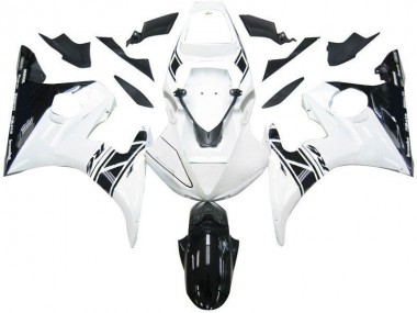 Carene Yamaha R6 2003-2005 - Nero Bianco Tribal